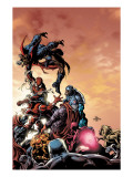 Spider-Man: Breakout #1 Cover: Spider-Man, Iron Clad, Vapor, Vector, X-Ray and U-Foes Fighting