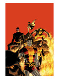 Astonishing X-Men #13 Cover: Cyclops, Wolverine, Colossus and Shadowcat