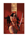 Elektra The Hand #1 Cover: Elektra Fighting