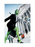 She-Hulk #7 Cover: She-Hulk and Valkyrie Fighting