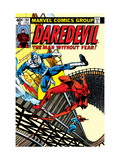 Daredevil #161 Cover: Daredevil, Bullseye and Black Widow