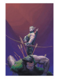 House Of M #1 Cover: Hawkeye and Wolverine