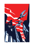 Nomad: Girl Without a World #2 Cover: Nomad and Falcon