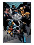 X-Men vs. Agents of Atlas #1 Group: Cyclops, Colossus, Wolverine, Storm, Emma Frost and Cloak