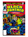 Black Panther #1 Cover: Black Panther, Little, Abner and Princess Zanda Fighting