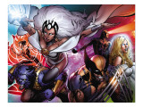 Astonishing X-Men #31 Cover: Storm, Wolverine, Beast, Armor, Emma Frost and Cyclops