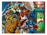 Buy Onslaught Reborn #5 Group: Thor, Thing, Captain America and Iron Man at AllPosters.com