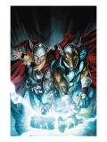 Secret Invasion: Thor #3 Cover: Thor and Beta-Ray Bill