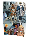 X-Men: Manifest Destiny #2 Group: Storm, Angel and Emma Frost