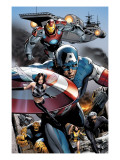 Ultimate Power #6 Group: Captain America, Wasp, Iron Man, Thing, Quicksilver and Shadowcat