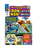 Tales Of Suspense #64 Cover: Iron Man, Captain America, Hawkeye, Black Widow, Sando and Omar