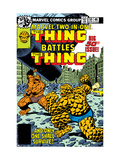 Marvel Two-In-One #50 Cover: Thing Fighting