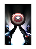 Buy Captain America Reborn: Who will weild the shield? Cover: Captain America at AllPosters.com
