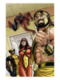 Assault on New Olympus Prologue #1 Group: Hercules, Spider Woman, Spider-Man and Wolverine