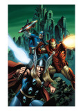 Thor #81 Cover: Thor, Iron Man and Captain America