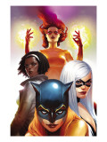 Marvel Divas #2 Cover: Hellcat, Black Cat, Photon and Firestar