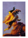 Sabretooth #3 Cover: Sabretooth and Sasquatch Premium Poster