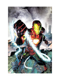 Iron Man vs. Whiplash #4 Cover: Iron Man