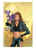 Buy X-Treme X-Men #44 Cover: Pryde, Kitty and Lockheed at AllPosters.com