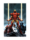 Iron Man #84 Cover: Iron Man, Falcon, Black Panther, Wasp, Ant-Man and Avengers