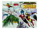 Marvel Comics Presents #7 Cover: Spider-Man, Vulture and Kraven the Hunter Swimming