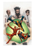 Powerless #6 Cover: Wolverine, Daredevil, Matt Murdock, Spider-Man, Peter Parker, Logan