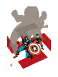 Captain America: White #0 Cover: Captain America and Bucky