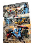 Agents of Atlas #5 Group: Cage, Luke, Ronnin and Captain America