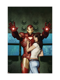 Iron Man #5 Cover: Iron Man, Hansen and Maya