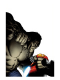 Ultimate Human #3 Cover: Hulk and Iron Man
