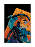 Marvel Knights 4 #21 Cover: Mr. Fantastic, Invisible Woman and Black Panther Premium Poster