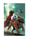 Buy Lockjaw and the Pet Avengers #2 Cover: Lockjaw, Lockheed and Devil Dinosaur at AllPosters.com