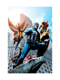 Buy Avengers #82 Cover: Captain America, Hawkeye, Falcon, Iron Man, Vision, Scarlet Witch and Avengers at AllPosters.com