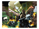 Ms. Marvel #41 Group: Wolverine, Cage, Luke and Captain America