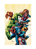 Buy Marvel Adventures Avengers #8 Cover: Captain America at AllPosters.com