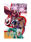 Buy Avengers: Earths Mightest Heroes #8 Cover: Quicksilver, Captain America and Scarlet Witch at AllPosters.com