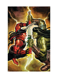 Buy Incredible Hulk #607 Cover: Red She-Hulk and Skaar at AllPosters.com
