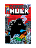 Incredible Hulk #333 Cover: Hulk Flying