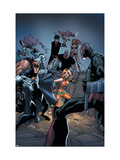Avengers: The Initiative #23 Cover: Justice, Ultragirl and Gauntlet