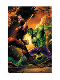 Marvel Adventures Hulk #10 Cover: Hulk and Juggernaut
