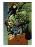 Ultimate Wolverine vs. Hulk #4 Cover: Wolverine, Hulk and She-Hulk