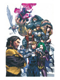 Uncanny X-Men #437 Cover: Wolverine, Havok, Juggernaut, Nightcrawler, Angel, Northstar and X-Men
