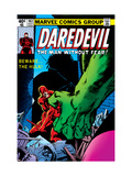 Daredevil #163 Cover: Hulk and Daredevil Fighting