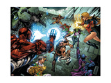 All New Savage She-Hulk #4 Group: Spider-Man, Lyra, She-Hulk, Ms. Marvel and Wolverine