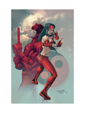 Ultimate Elektra #3 Cover: Daredevil and Elektra