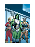 Hulk #7 Group: She-Hulk, Valkyrie and Thundra