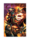 New Avengers #54 Cover: Wolverine, Spider-Man, Dormammu and Captain America