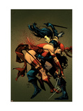 The New Avengers #31 Cover: Elektra, Lopez and Maya