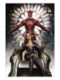 Black Widow: Deadly Origins #3 Cover: Invisible Woman and Daredevil