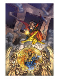 Marvel Team Up #3 Cover: Dr. Strange and Fantastic Four